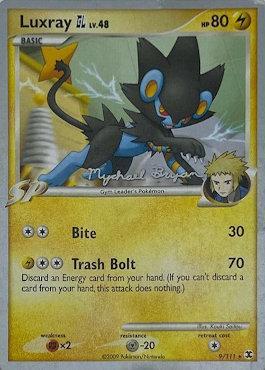 Luxray GL LV.48 (9/111) (Happy Luck - Mychael Bryan) [World Championships 2010] | I Want That Stuff Brandon