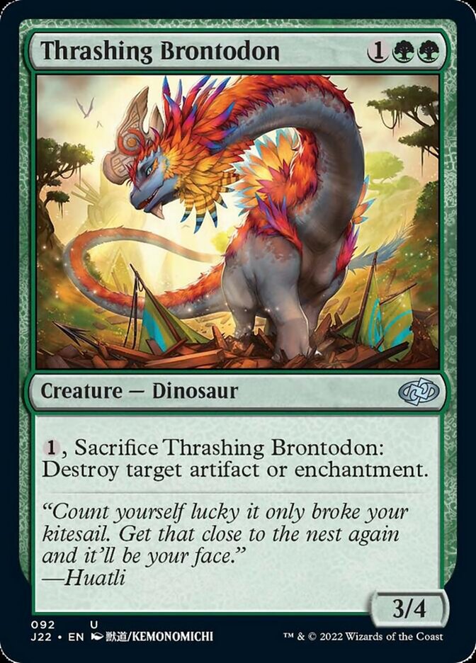 Thrashing Brontodon [Jumpstart 2022] | I Want That Stuff Brandon