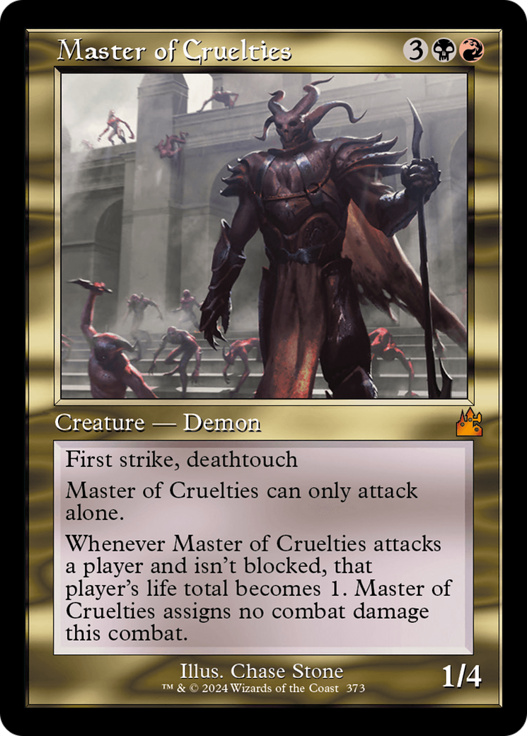 Master of Cruelties (Retro Frame) [Ravnica Remastered] | I Want That Stuff Brandon