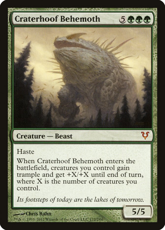 Craterhoof Behemoth [Avacyn Restored] | I Want That Stuff Brandon