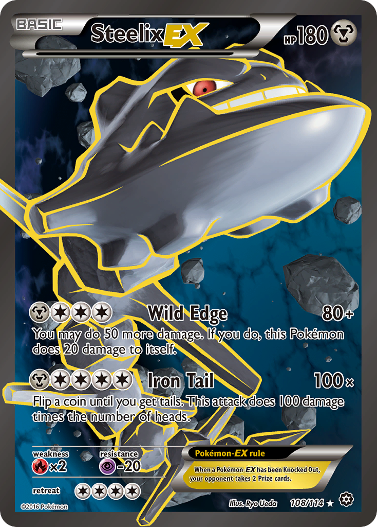 Steelix EX (108/114) [XY: Steam Siege] | I Want That Stuff Brandon