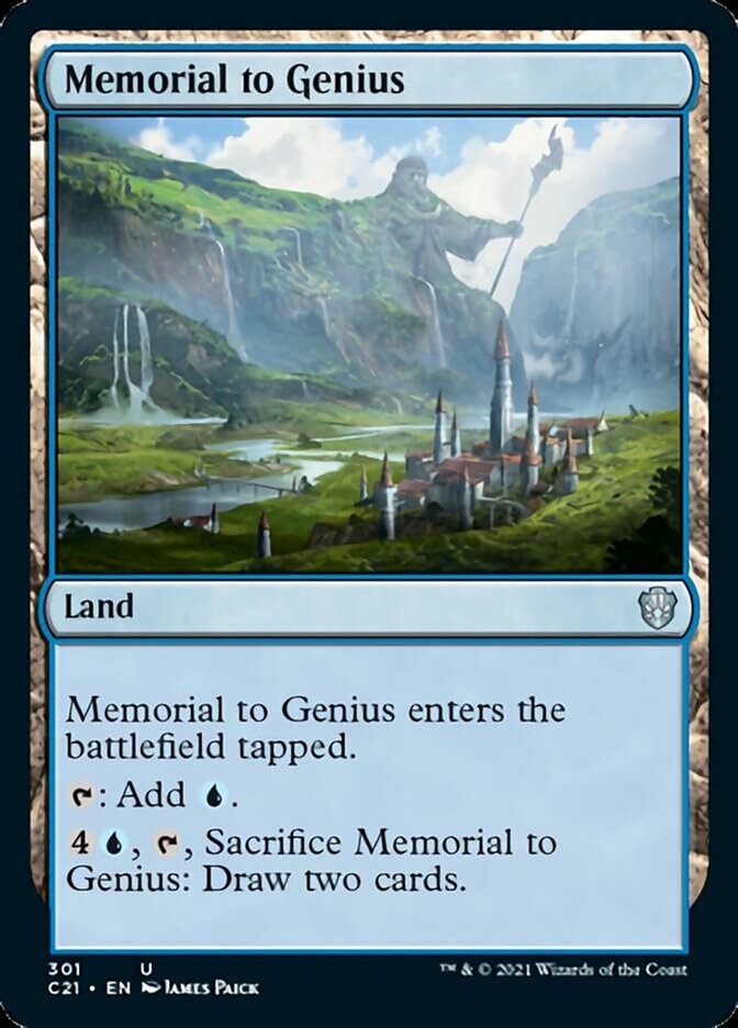 Memorial to Genius [Commander 2021] | I Want That Stuff Brandon