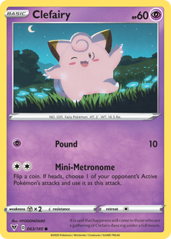 Clefairy (063/185) [Sword & Shield: Vivid Voltage] | I Want That Stuff Brandon