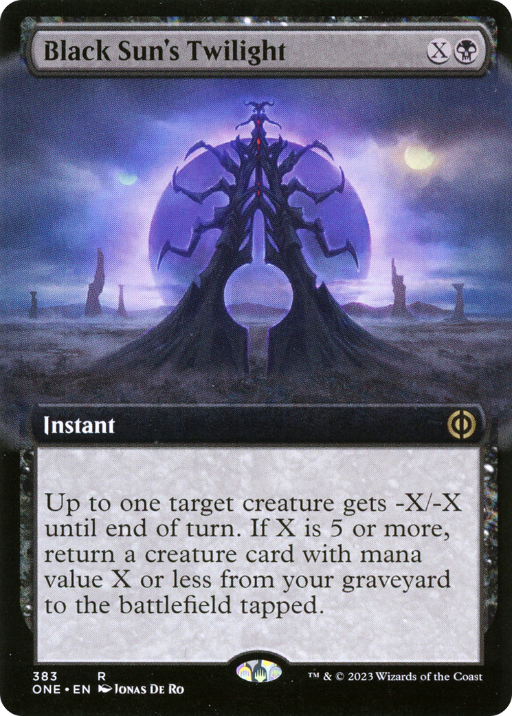 Black Sun's Twilight (Extended Art) [Phyrexia: All Will Be One] | I Want That Stuff Brandon