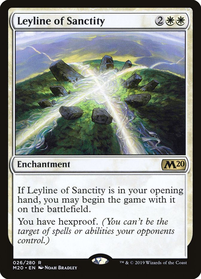 Leyline of Sanctity [Core Set 2020] | I Want That Stuff Brandon