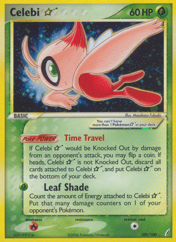 Celebi Star (100/100) [EX: Crystal Guardians] | I Want That Stuff Brandon