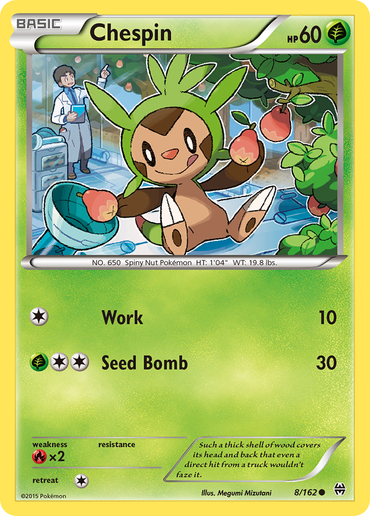 Chespin (8/162) [XY: BREAKthrough] | I Want That Stuff Brandon