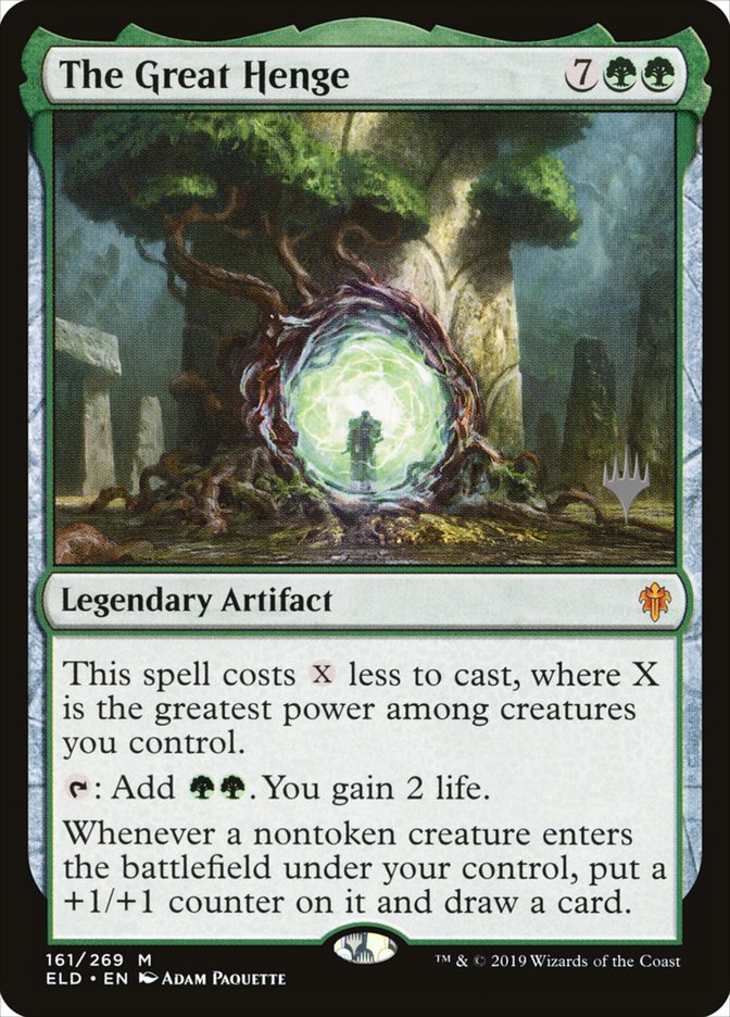 The Great Henge (Promo Pack) [Throne of Eldraine Promos] | I Want That Stuff Brandon