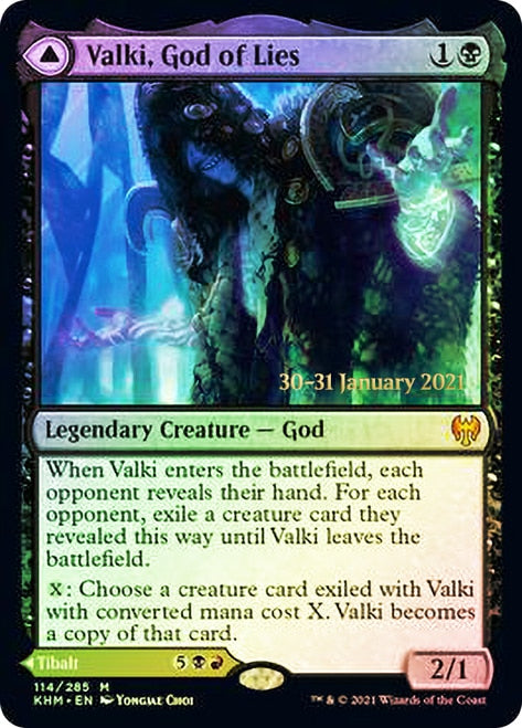 Valki, God of Lies // Tibalt, Cosmic Impostor [Kaldheim Prerelease Promos] | I Want That Stuff Brandon