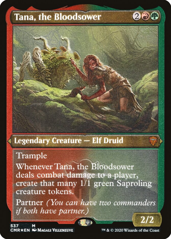 Tana, the Bloodsower (Etched) [Commander Legends] | I Want That Stuff Brandon