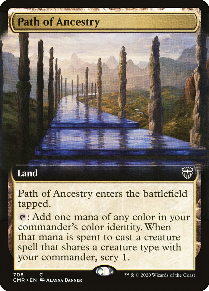 Path of Ancestry (Extended Art) [Commander Legends] | I Want That Stuff Brandon