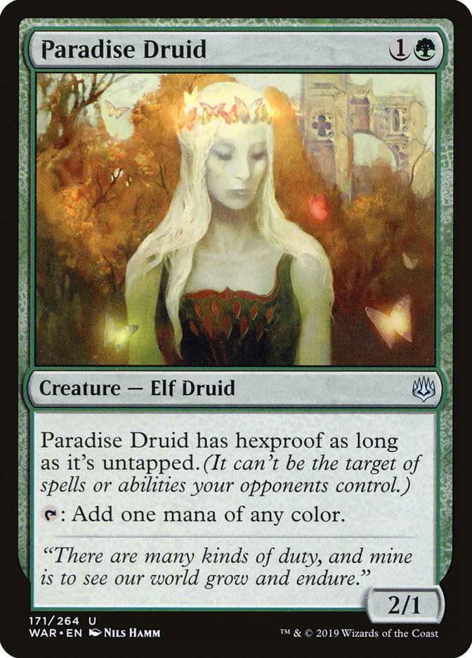 Paradise Druid [War of the Spark] | I Want That Stuff Brandon