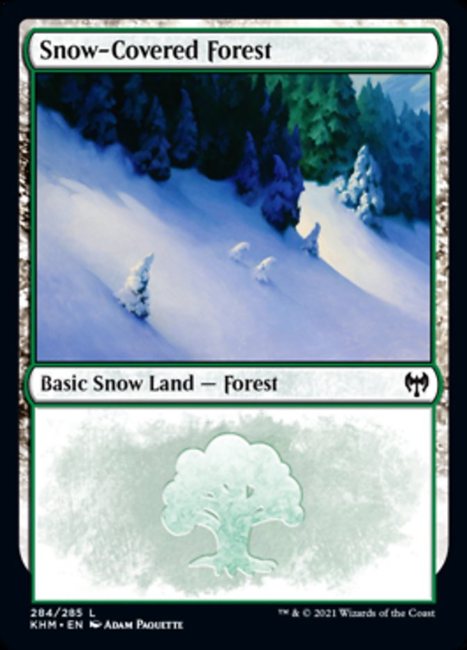 Snow-Covered Forest (284) [Kaldheim] | I Want That Stuff Brandon