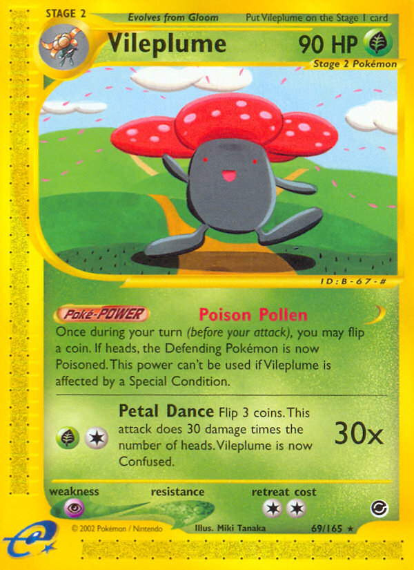 Vileplume (69/165) [Expedition: Base Set] | I Want That Stuff Brandon