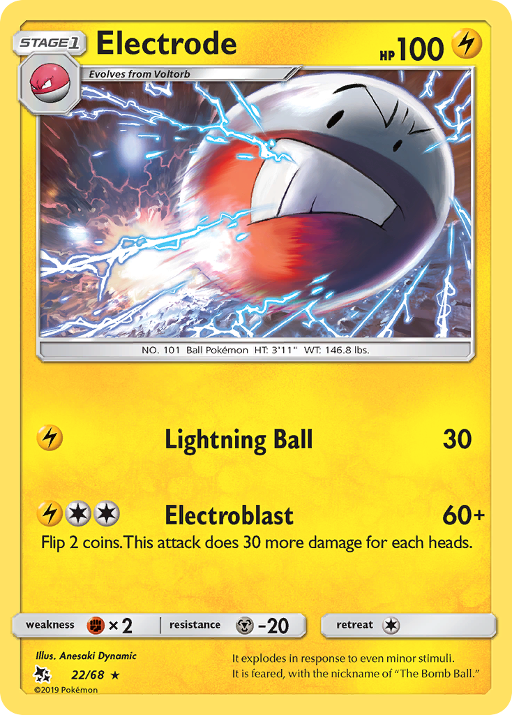 Electrode (22/68) [Sun & Moon: Hidden Fates] | I Want That Stuff Brandon