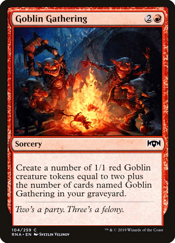 Goblin Gathering [Ravnica Allegiance] | I Want That Stuff Brandon