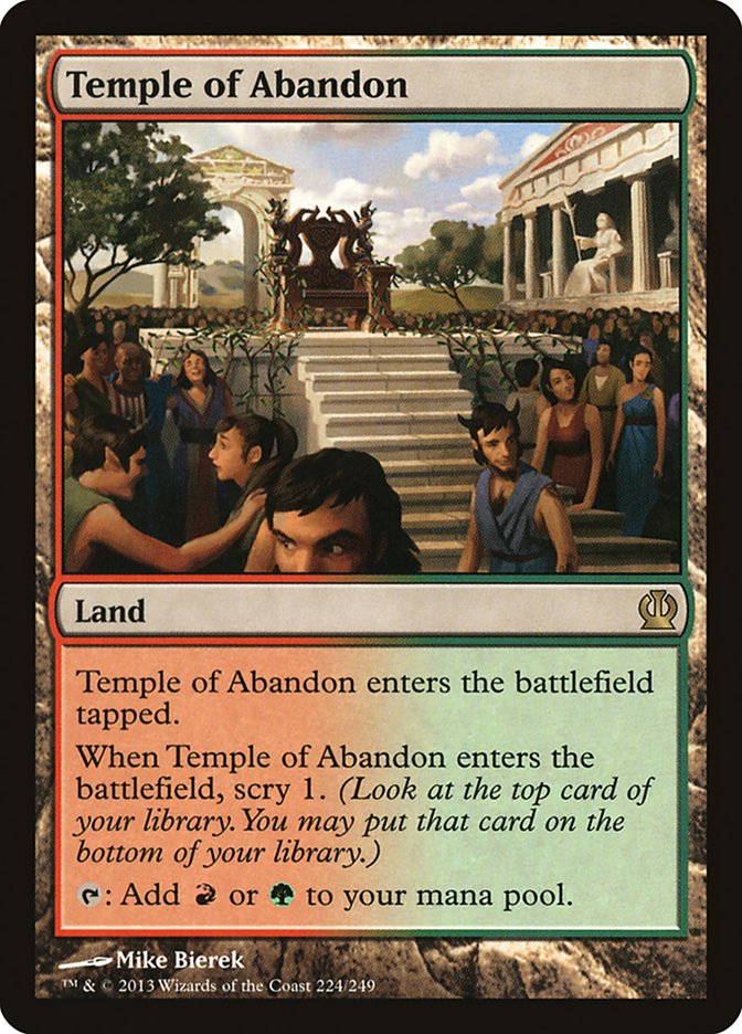 Temple of Abandon [Theros] | I Want That Stuff Brandon