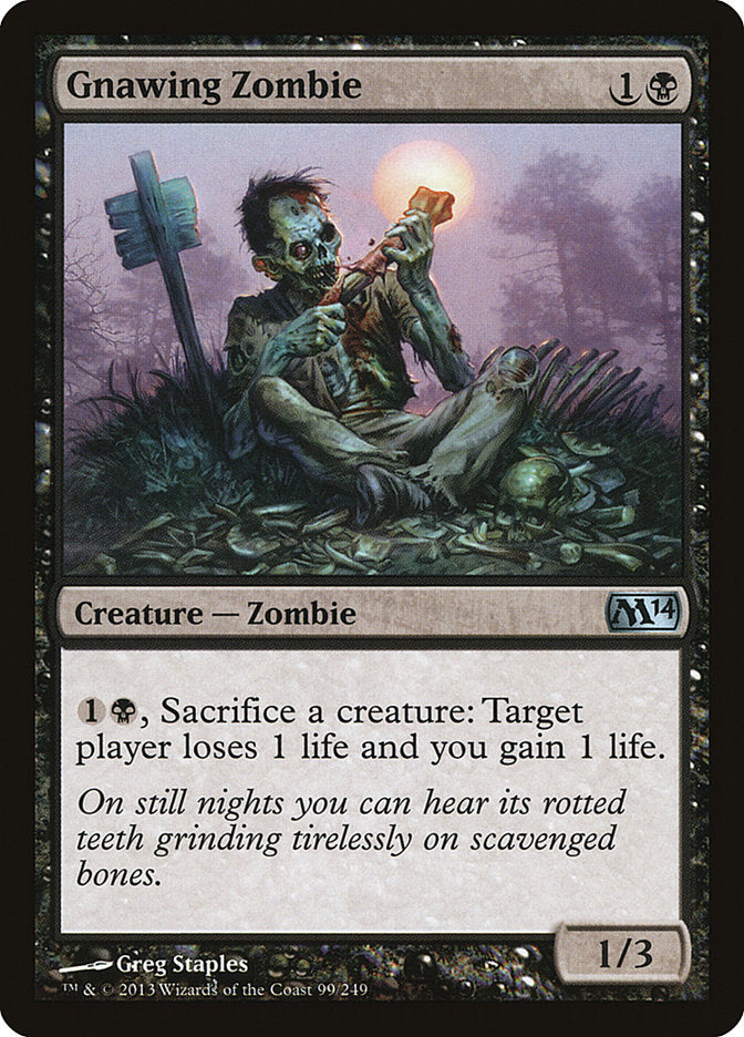 Gnawing Zombie [Magic 2014] | I Want That Stuff Brandon