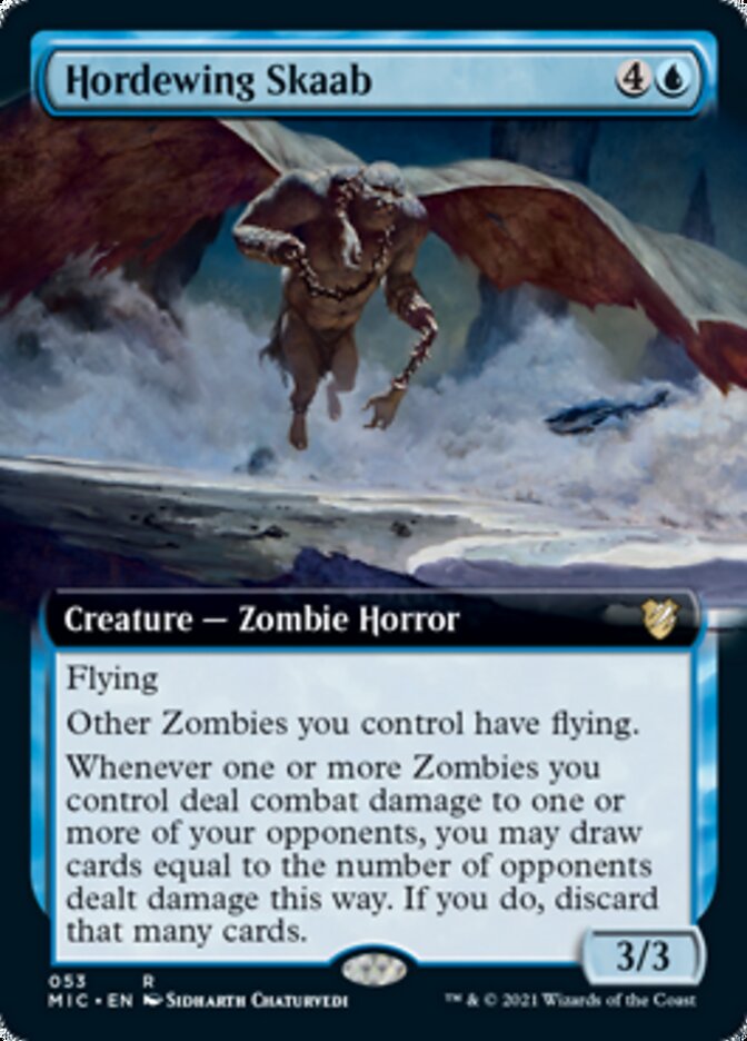 Hordewing Skaab (Extended Art) [Innistrad: Midnight Hunt Commander] | I Want That Stuff Brandon