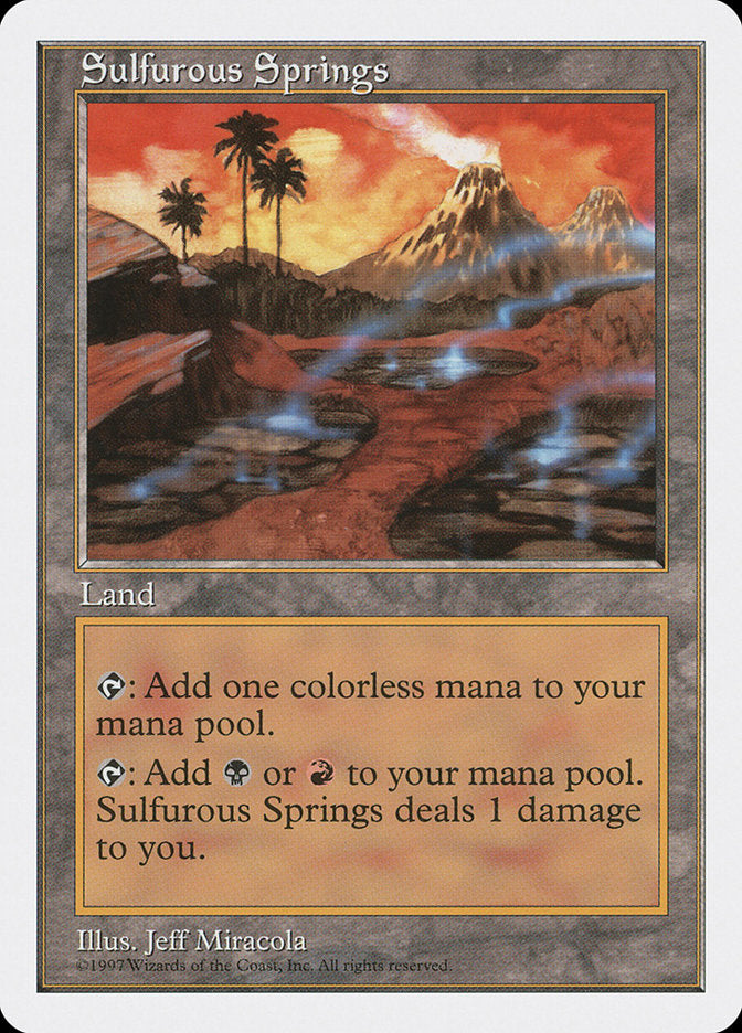 Sulfurous Springs [Fifth Edition] | I Want That Stuff Brandon