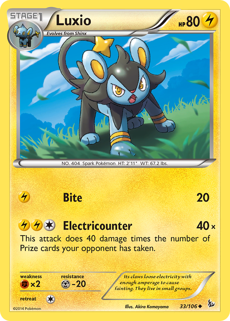 Luxio (33/106) [XY: Flashfire] | I Want That Stuff Brandon