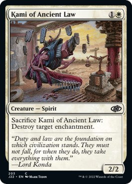 Kami of Ancient Law [Jumpstart 2022] | I Want That Stuff Brandon