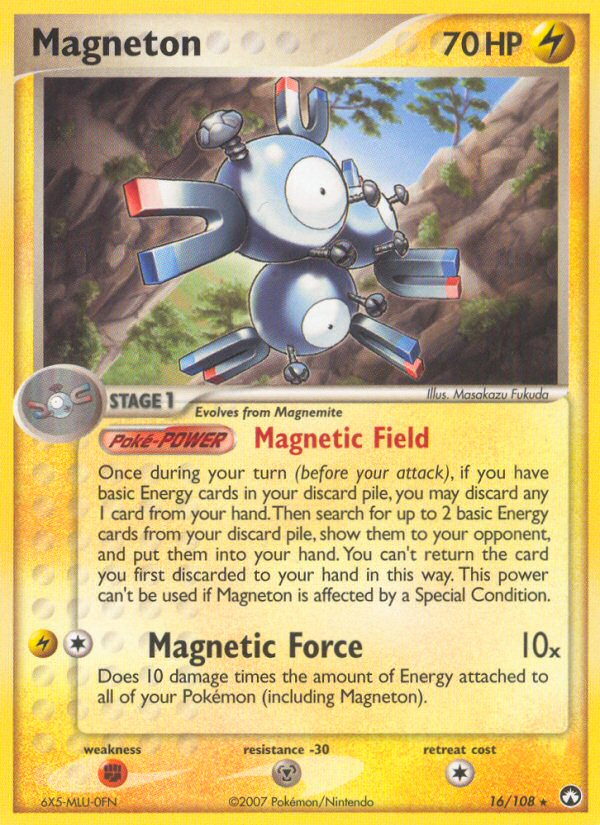 Magneton (16/108) [EX: Power Keepers] | I Want That Stuff Brandon