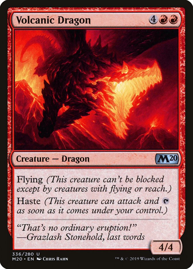 Volcanic Dragon [Core Set 2020] | I Want That Stuff Brandon