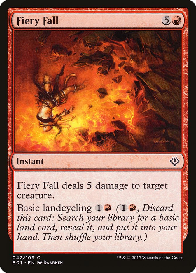 Fiery Fall [Archenemy: Nicol Bolas] | I Want That Stuff Brandon