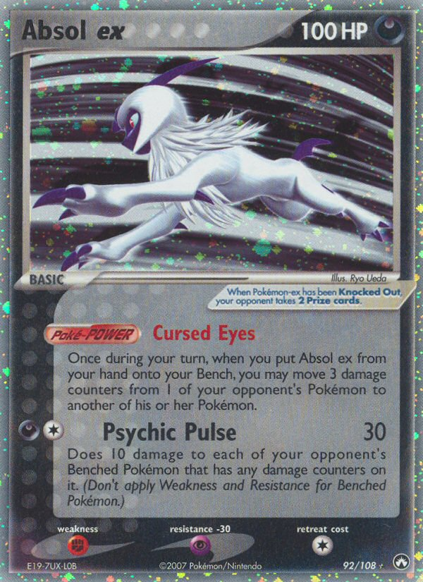 Absol ex (92/108) [EX: Power Keepers] | I Want That Stuff Brandon