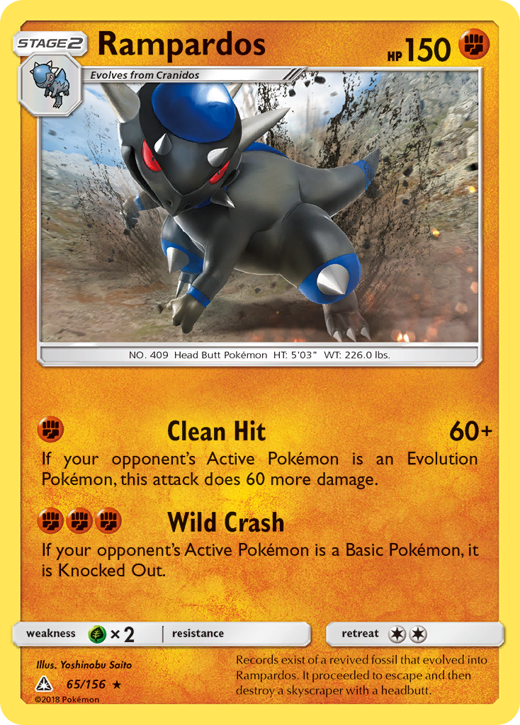 Rampardos (65/156) [Sun & Moon: Ultra Prism] | I Want That Stuff Brandon