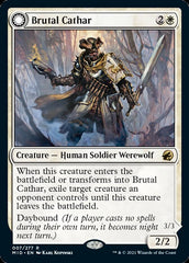 Brutal Cathar // Moonrage Brute [Innistrad: Midnight Hunt] | I Want That Stuff Brandon