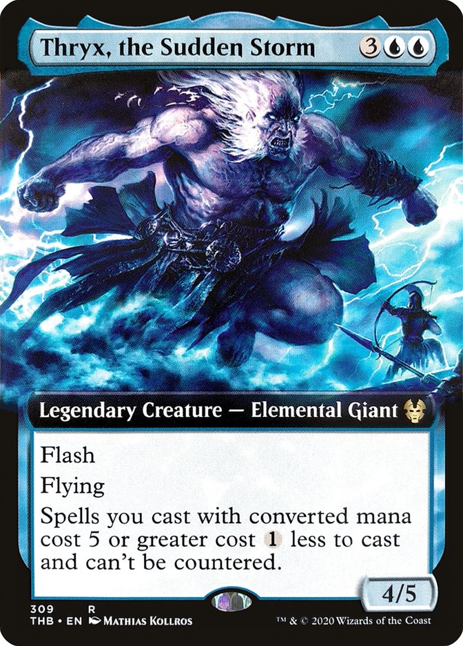 Thryx, the Sudden Storm (Extended Art) [Theros Beyond Death] | I Want That Stuff Brandon