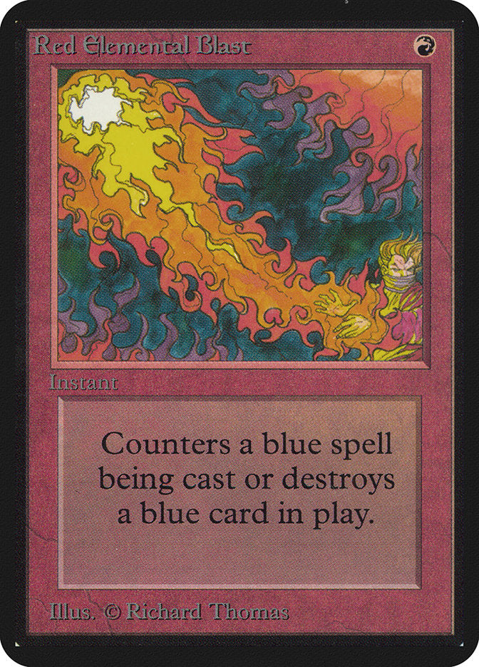 Red Elemental Blast [Alpha Edition] | I Want That Stuff Brandon