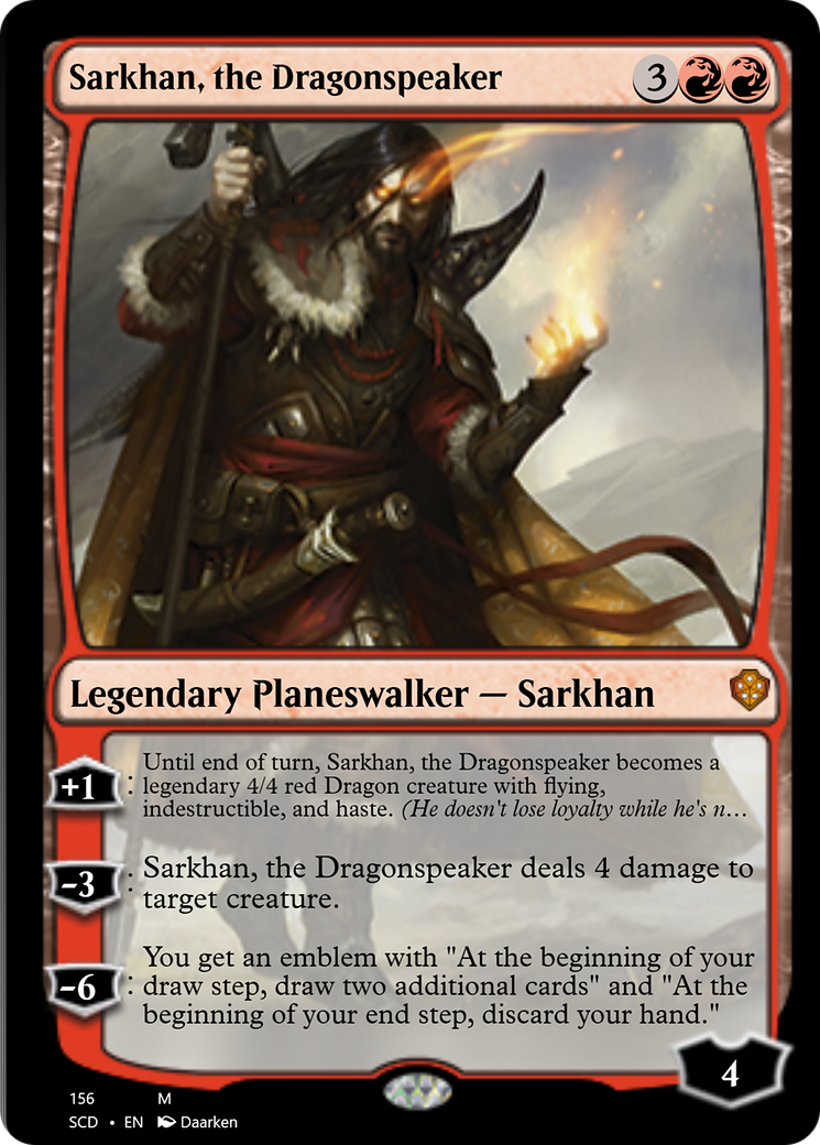 Sarkhan, the Dragonspeaker [Starter Commander Decks] | I Want That Stuff Brandon