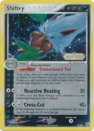 Shiftry (12/92) (Stamped) [EX: Legend Maker] | I Want That Stuff Brandon