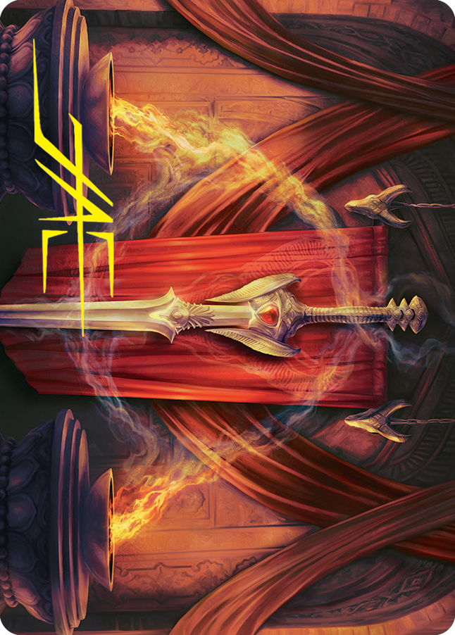 Ramosian Greatsword Art Card (Gold-Stamped Signature) [March of the Machine Art Series] | I Want That Stuff Brandon