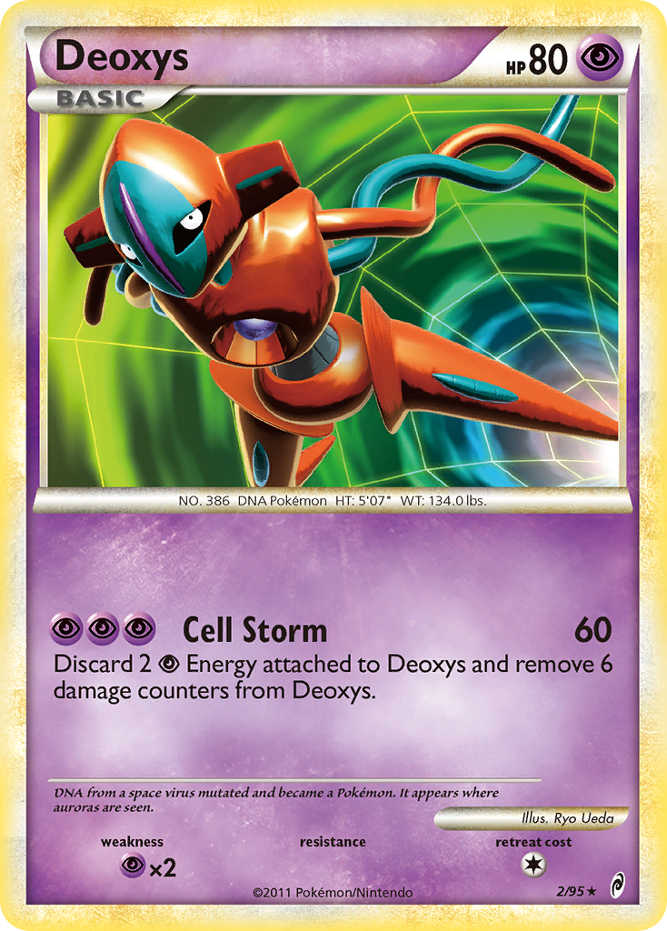 Deoxys (2/95) [HeartGold & SoulSilver: Call of Legends] | I Want That Stuff Brandon