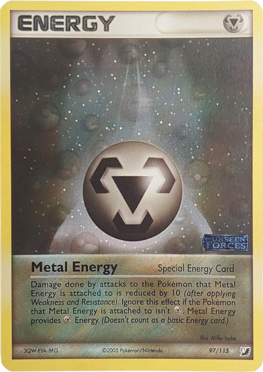 Metal Energy (97/115) (Stamped) [EX: Unseen Forces] | I Want That Stuff Brandon