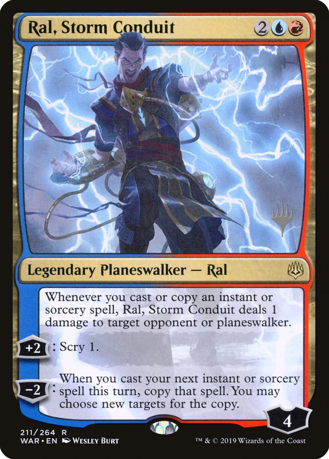 Ral, Storm Conduit (Promo Pack) [War of the Spark Promos] | I Want That Stuff Brandon