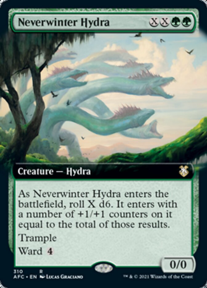 Neverwinter Hydra (Extended Art) [Dungeons & Dragons: Adventures in the Forgotten Realms Commander] | I Want That Stuff Brandon