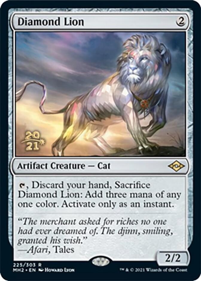 Diamond Lion [Modern Horizons 2 Prerelease Promos] | I Want That Stuff Brandon