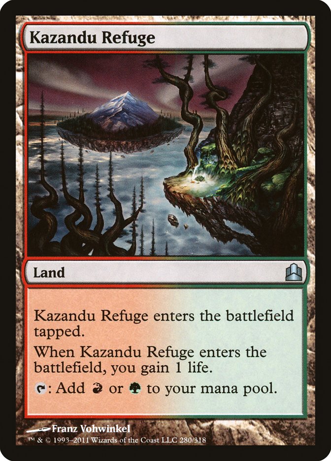 Kazandu Refuge [Commander 2011] | I Want That Stuff Brandon