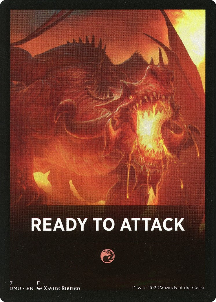 Ready to Attack Theme Card [Dominaria United Tokens] | I Want That Stuff Brandon