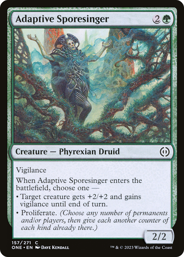 Adaptive Sporesinger [Phyrexia: All Will Be One] | I Want That Stuff Brandon