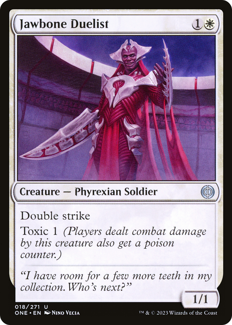 Jawbone Duelist [Phyrexia: All Will Be One] | I Want That Stuff Brandon
