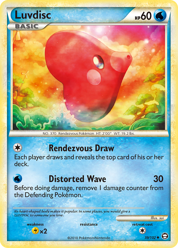 Luvdisc (39/102) [HeartGold & SoulSilver: Triumphant] | I Want That Stuff Brandon