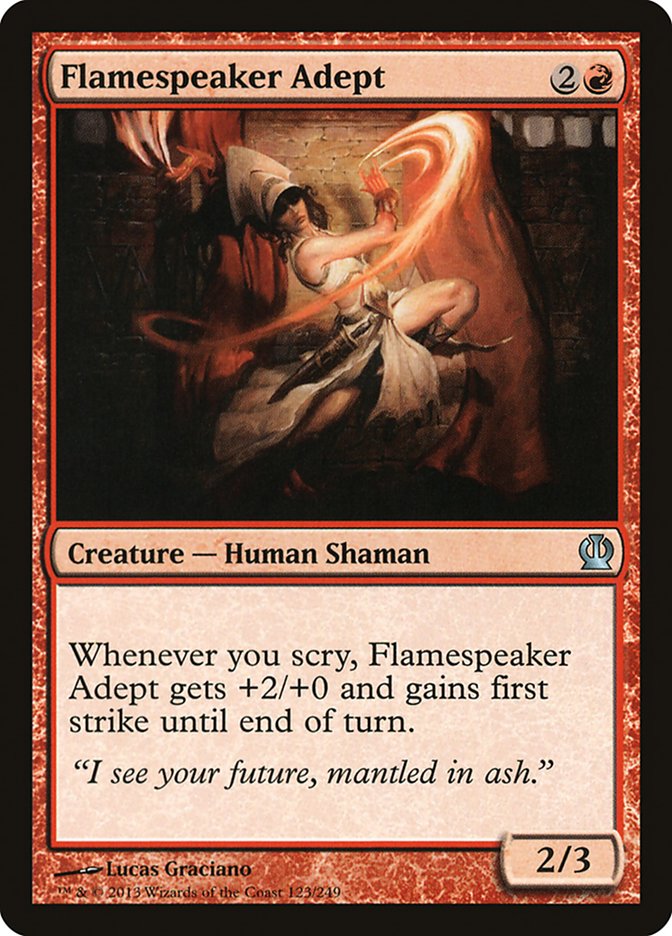 Flamespeaker Adept [Theros] | I Want That Stuff Brandon