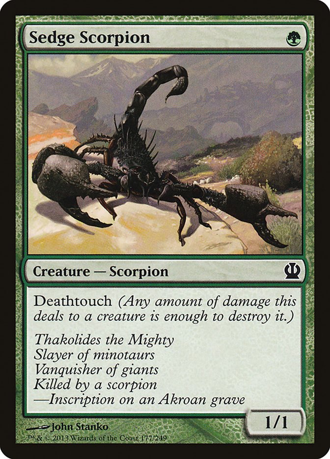 Sedge Scorpion [Theros] | I Want That Stuff Brandon
