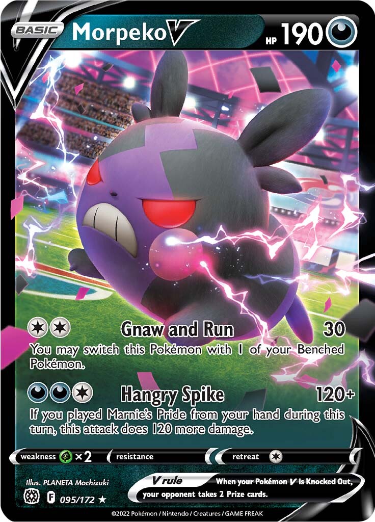 Morpeko V (095/172) [Sword & Shield: Brilliant Stars] | I Want That Stuff Brandon